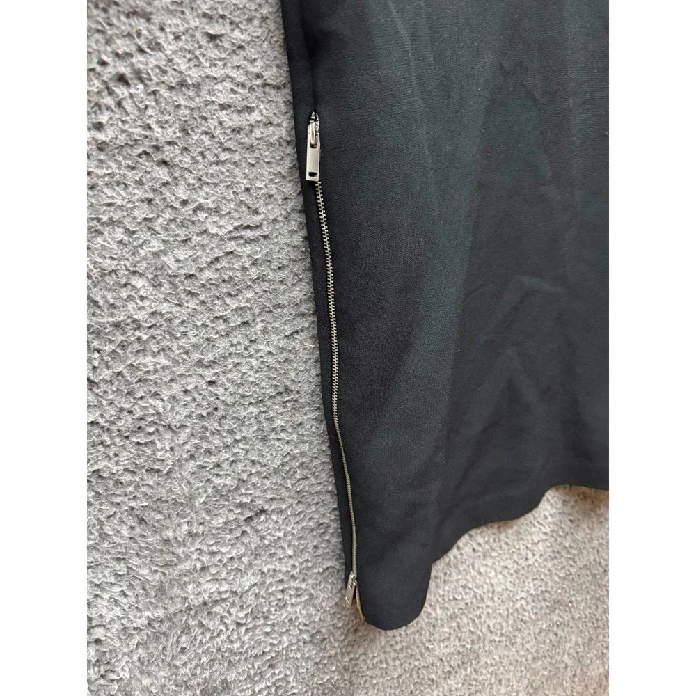 Cos Tailored Crewneck Long Sleeve Mini Dress Black Womens Size 4 US / 34 UK